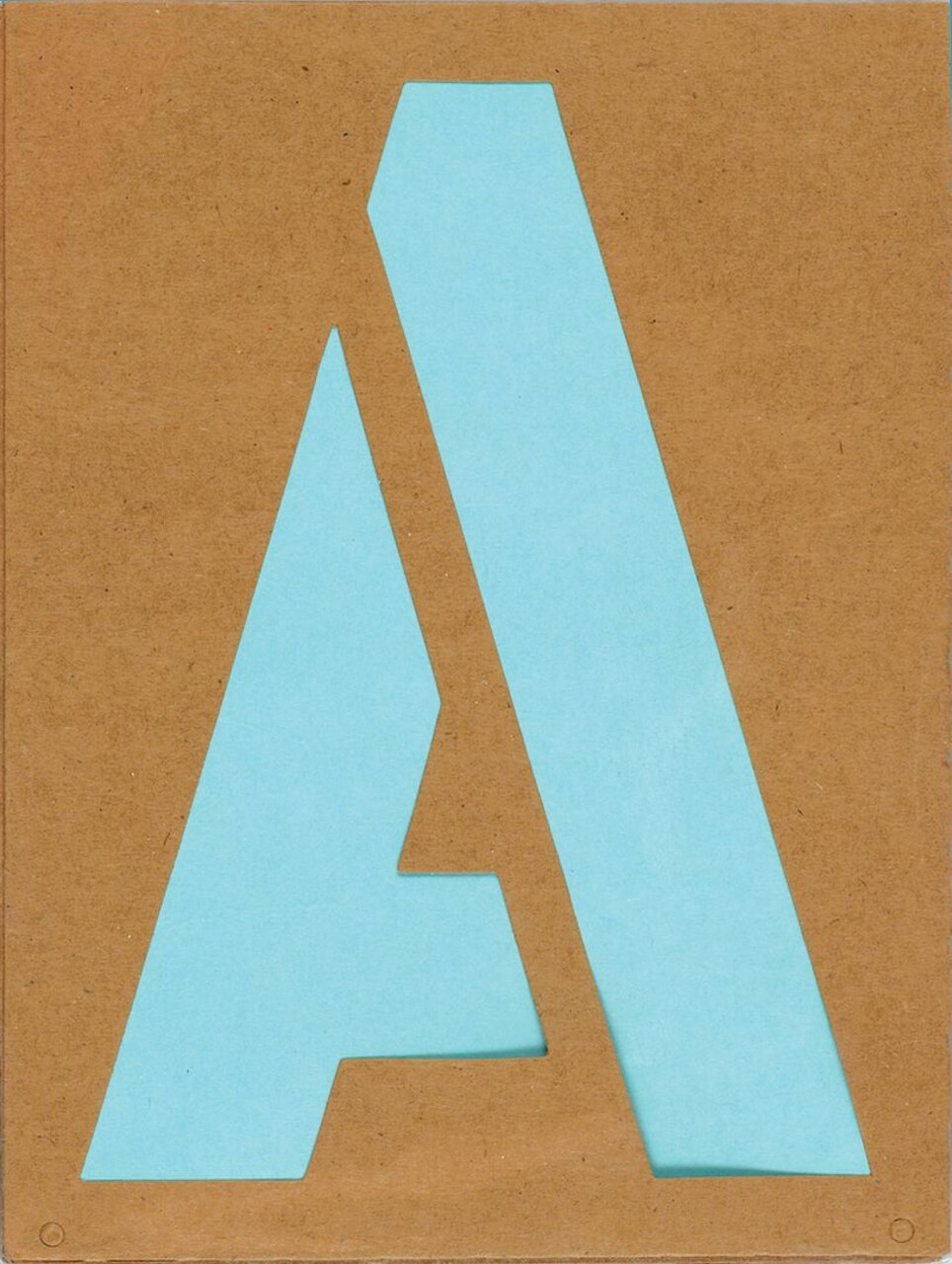 Creative Start Reusable Cardstock Paper Stencil Kit, Block Font, 7", 45 Characters